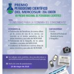 Premio Periodismo Científico del Mercosur recibirá postulaciones hasta mayo