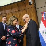 Blas Servín está contento y orgulloso tras ser condecorado por el Congreso