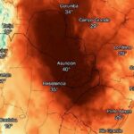 calor extremo en Paraguay