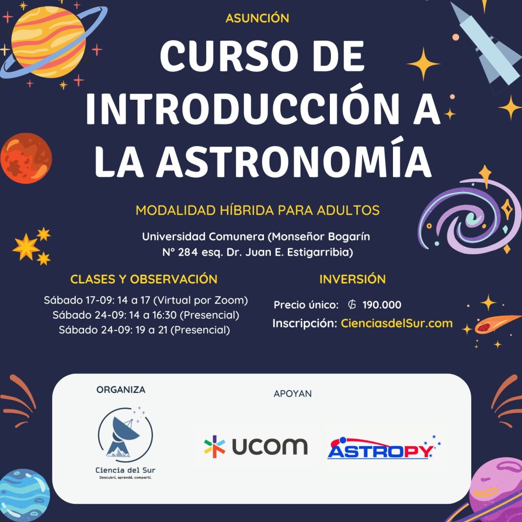 curso de astronomía para adultos