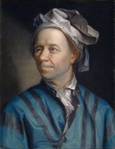 Retrato en pintura de Leonhard Euler (1707-1783)
