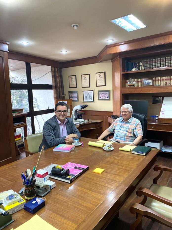 Ariel Insaurralde y Antonio Cubilla